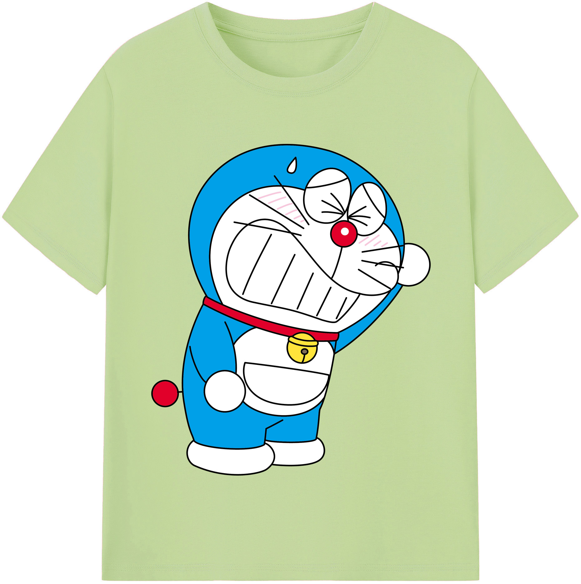 （画像用） ドラえもん Doraemon 綿100％半袖Tシャツ（フロントプリント）